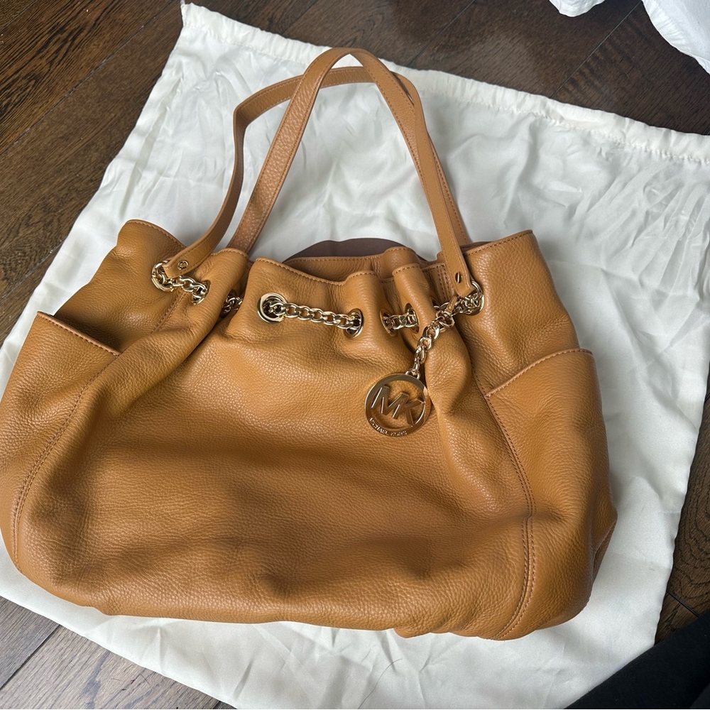 Michael Kors Tan Leather Bag